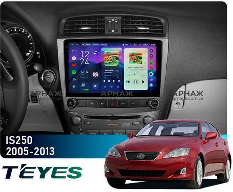Штатная магнитола Teyes CC4 2K 6+64 Gb Lexus IS250 XE20 (Lp) 2005-2013 10" (L3)