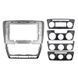 Комплект рамка+проводка QIV Skoda Octavia 2 A5 2008-2013 (W1) 10" silver