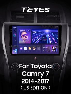 Штатна магнітола Teyes CC3 2K 6+128 Gb 360&deg; Toyota Camry 7 XV 50 55 North America 2014-2017 10"