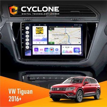 Штатна магнітола CYCLONE Volkswagen Tiguan 2016+ C10-011 4/64. DSP