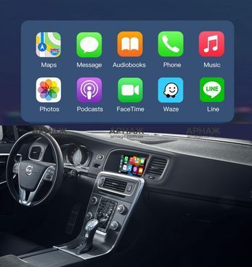 Беспроводной CarPlay и AndroidAuto для Volvo V60 &ndash; 7" (2015-2018)