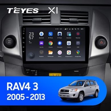 Штатна магнітола Teyes X1 2+32Gb Toyota RAV4 3 XA30 2005-2013 9"