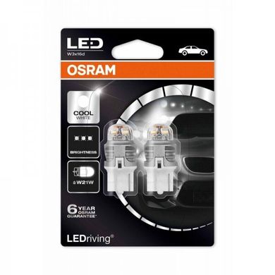 Світлодіодні автолампи Osram 7905CW Premium W21W 12V W3X16d 6000K