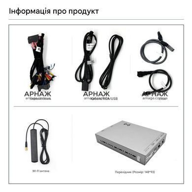 Беспроводной CarPlay и Android Auto для Mercedes-Benz E-Class 2009-2011 (система NTG 4.0)