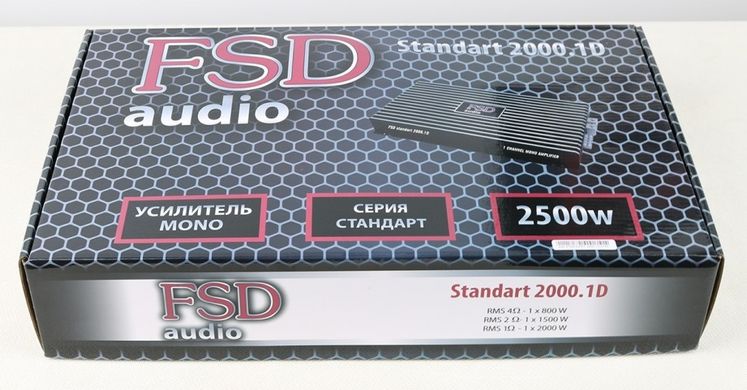 Автопідсилювач FSD audio MASTER 2000.1D