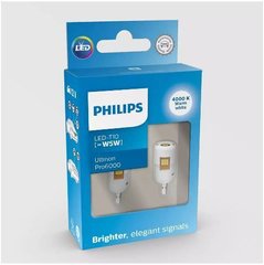 LED автолампи Philips 11961WU60X2 W5W (T10) LED white Ultinon Pro6000 SI 4000 K