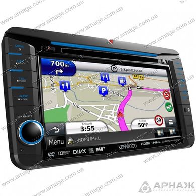Автомагнітола Kenwood DNX-525DAB з GPS Garmin і Bluetooth