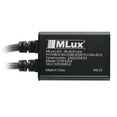 LED автолампы MLux Black Line H7/H18 55 Вт 4300