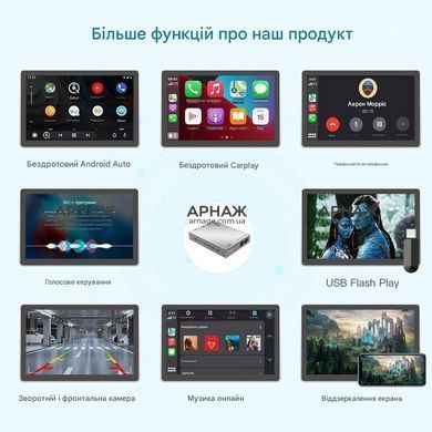 Бездротовий CarPlay та AndroidAuto для BMW X5 G05 2017+ EVO System