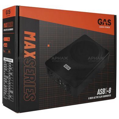Автосабвуфер GAS ASB1-8