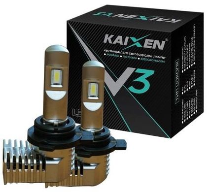 Світлодіодні автолампи Kaixen V3 HIR2(9012) 6000K 40W