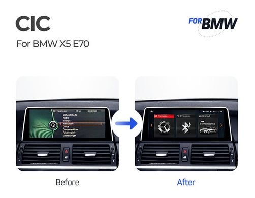 Штатна магнітола Teyes LUXONE 6+128 Gb BMW X5 E70/Х6 Е71 CIC 2006-2014 12.3"