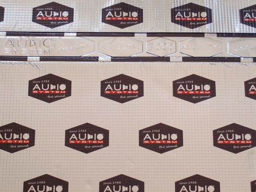 Шумоизоляция Audio-System Alubutyl 3000 3.0 mm 0.7х0.5