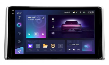 Штатна магнітола Teyes CC3 2K 4+64 Gb Toyota RAV4 XA50 (1 Din) 2018-2020 10" 1din