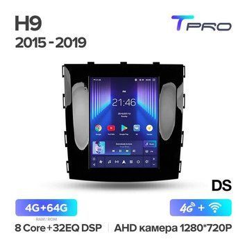 Штатная магнитола Teyes tPRO 4GB+64GB 4G+WiFi Haval H9 (2015-2020)