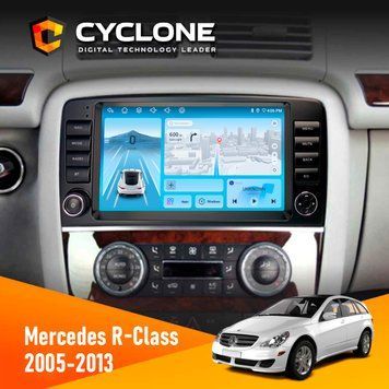Штатна магнітола CYCLONE Mercedes-Benz R-Class (W251) 2005-2013 C9-012 4 x 64 DSP 4G