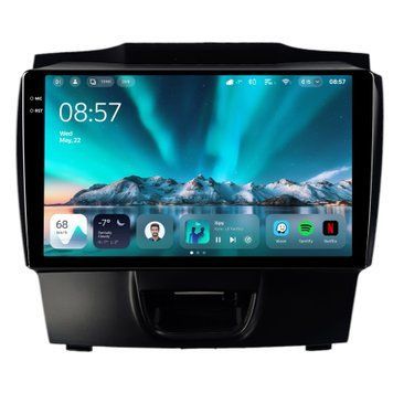Штатна магнітола Teyes CC4 2K 6+64 Gb Isuzu D-MAX CHEVROLET S10 COLORADO BLAZER 2015-2018 (нижняя кнопка аварийки) 9"