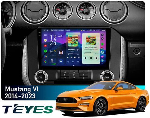 Штатная магнитола Teyes CC4 2K 6+64 Gb Ford Mustang VI S550 (F2) 2014-2023 9" (L2)