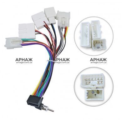 Комплект рамка+проводка QIV Toyota IST 2007-2016; Urban Cruiser 2008-2014 (Scion xD 2007-2014) 9