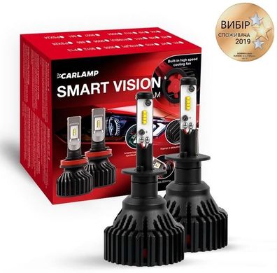 Светодиодные автолампы Carlamp Smart Vision H1 8000 Lm 6500 K