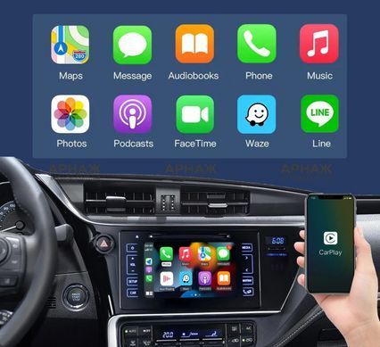 Беспроводной CarPlay и Android Auto для Toyota Corolla (2014-2019) Touch2 / Entune 2.0 System.