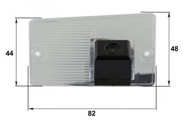 Камера заднього виду Falcon SC43SCCD Sorento I 2003-2006 / Sportage II 2004-2010