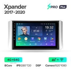 Штатна магнітола Teyes sPRO Plus 4GB+64GB 4G+WiFi Mitsubishi Xpander (2017-2020)