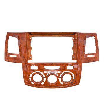 Teyes Перехідна рамка під Toyota Fortuner 1 AN50 AN60 HILUX Revo Vigo 2008-2014 brown 9"