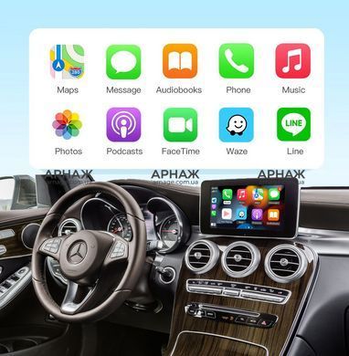 Беспроводной CarPlay и AndroidAuto для Mercedes-Benz GLC-Class. W253 (2016&ndash;2018) (NTG 5.0 / 5.1 System)