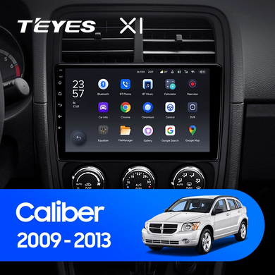Штатна магнітола Teyes X1 2+32Gb Wi-Fi Dodge Caliber PM 2009 - 2013 9"
