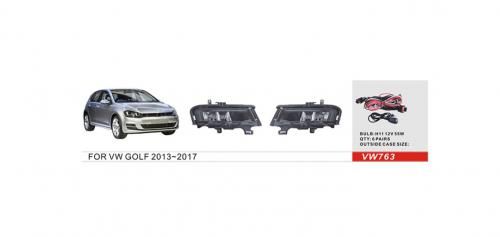 Протитуманні фари Dlaa VW-763 VW Golf-VII 2013-17