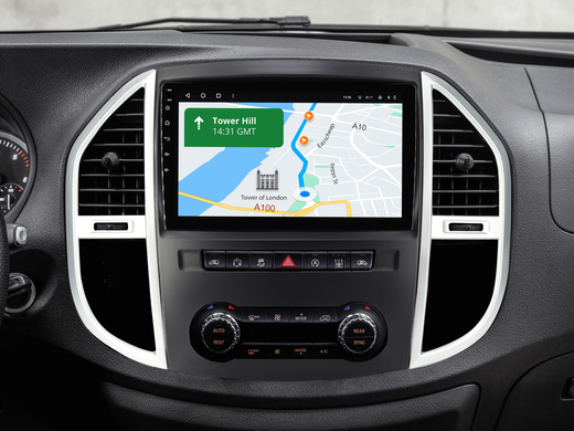 Штатна магнітола Gazer T6010-W447 PRO MAX Mercedes-Benz Vito 3 (W447) 2014-2020