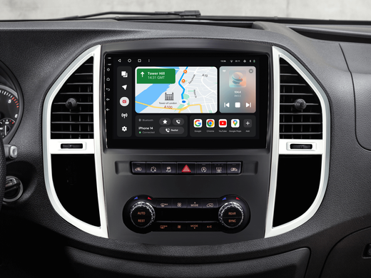 Штатна магнітола Gazer T6010-W447 PRO MAX Mercedes-Benz Vito 3 (W447) 2014-2020