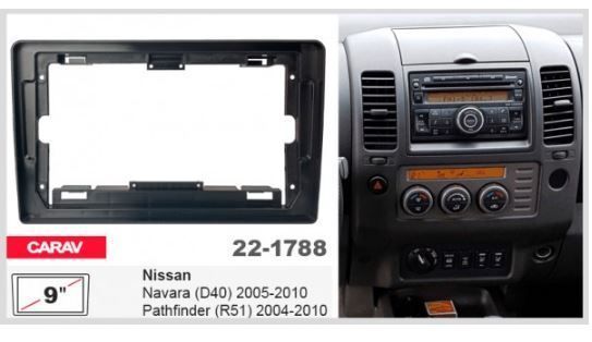 Перехідна рамкка Carav 22-1788 Nissan Navara. Pathfinder