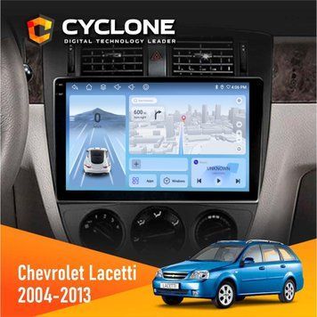 Штатна магнітола CYCLONE Chevrolet Lacetti 2004-2013 Black C10-012 4/64 DSP 4G