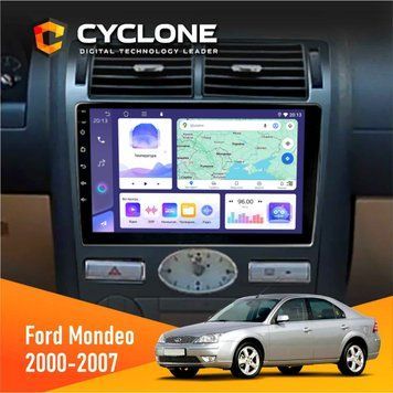Штатна магнітола CYCLONE Ford Mondeo 2000-2007 Climate C9-011 4/64. DSP