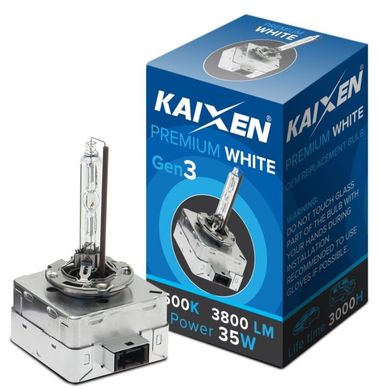 Ксеноновая лампа Kaixen D3S 5500K PREMIUM WHITE GEN 3