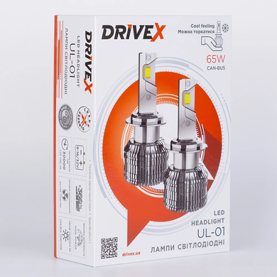 LED автолампи Drive-X UL-01 H4/H19 5.5K 65W CAN