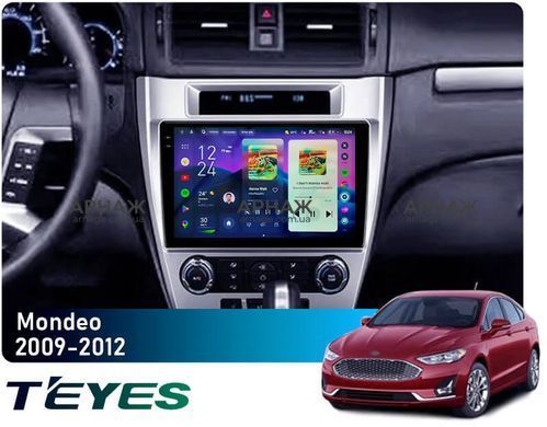 Штатна магнітола Teyes CC4 Pro 2K 12+256 Gb Ford Mondeo (F3) (US EDITION) 2009-2012 10"