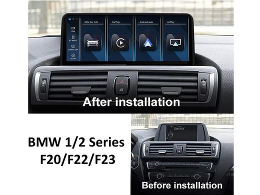 Штатна магнітола Fors BMW 1/2 Series F20/F22/F23 EVO (8+64Gb. 12.3") 2016-2019