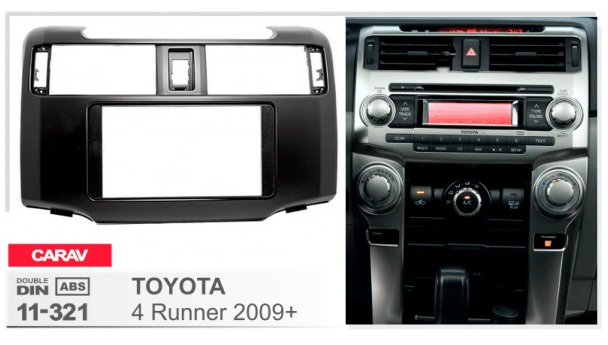 Рамка перехідна Carav 11-321 Toyota 4 Runner 2009+