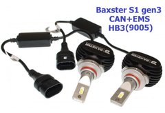 Світлодіодні автолампи Baxster S1 gen3 HB3 (9005) 5000K CAN+EMS