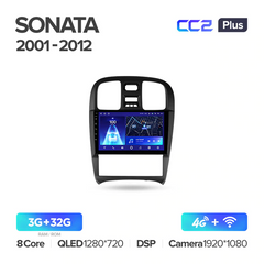 Teyes CC2 Plus 3GB+32GB 4G+WiFi Hyundai Sonata (2001-2012)