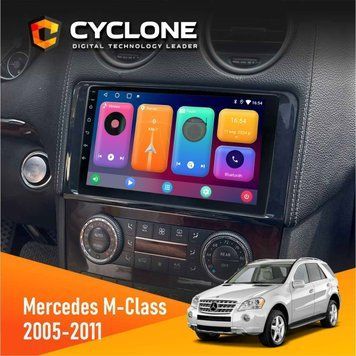 Штатная магнитола CYCLONE Mercedes-Benz M-Class (W164) 2005-2011 AMP C9 CPL 2/32