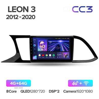Штатна магнітола Teyes CC3 3GB+32GB Seat Leon 3 (2012-2020)