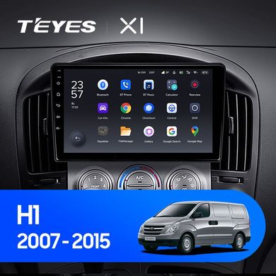 Штатна магнітола Teyes X1 2+32Gb Wi-Fi Hyundai H1 TQ 2007-2015 9"