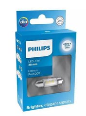 Габарити Philips 11854WU60X1 White Ultinon Pro6000 12V C5W 38mm 4000K 1pcs. blister