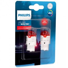LED автолампы Philips 11066U30RB2 W21/5W LED 12V Ultinon Pro3000 RED
