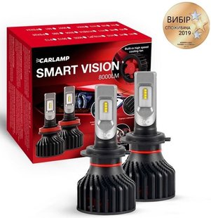 Світлодіодні автолампи Carlamp Smart Vision H7 8000 Lm 6500 K