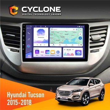 Штатная магнитола CYCLONE Hyundai Tucson 3 2015-2018 C9-011 4/64. DSP